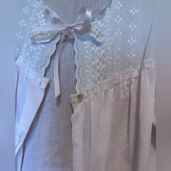 Vintage Nighty Light Pink & White - Picture 3 of 7